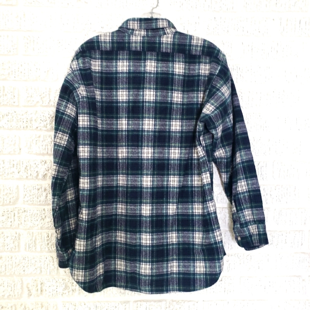 Pendelton Vintage Plaid Wool Flannel - Picture 3 of 6